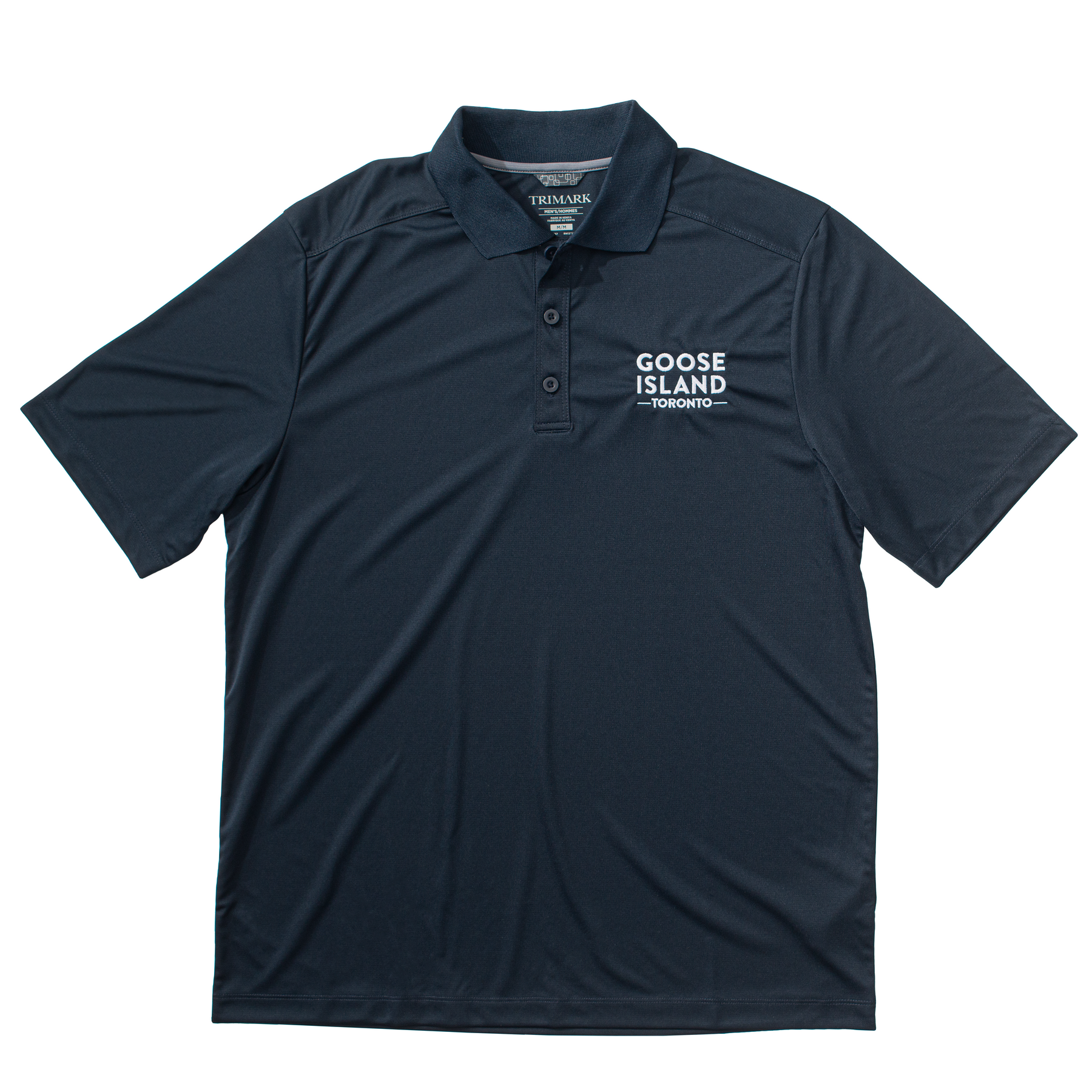 Goose Island Navy Golf Shirt