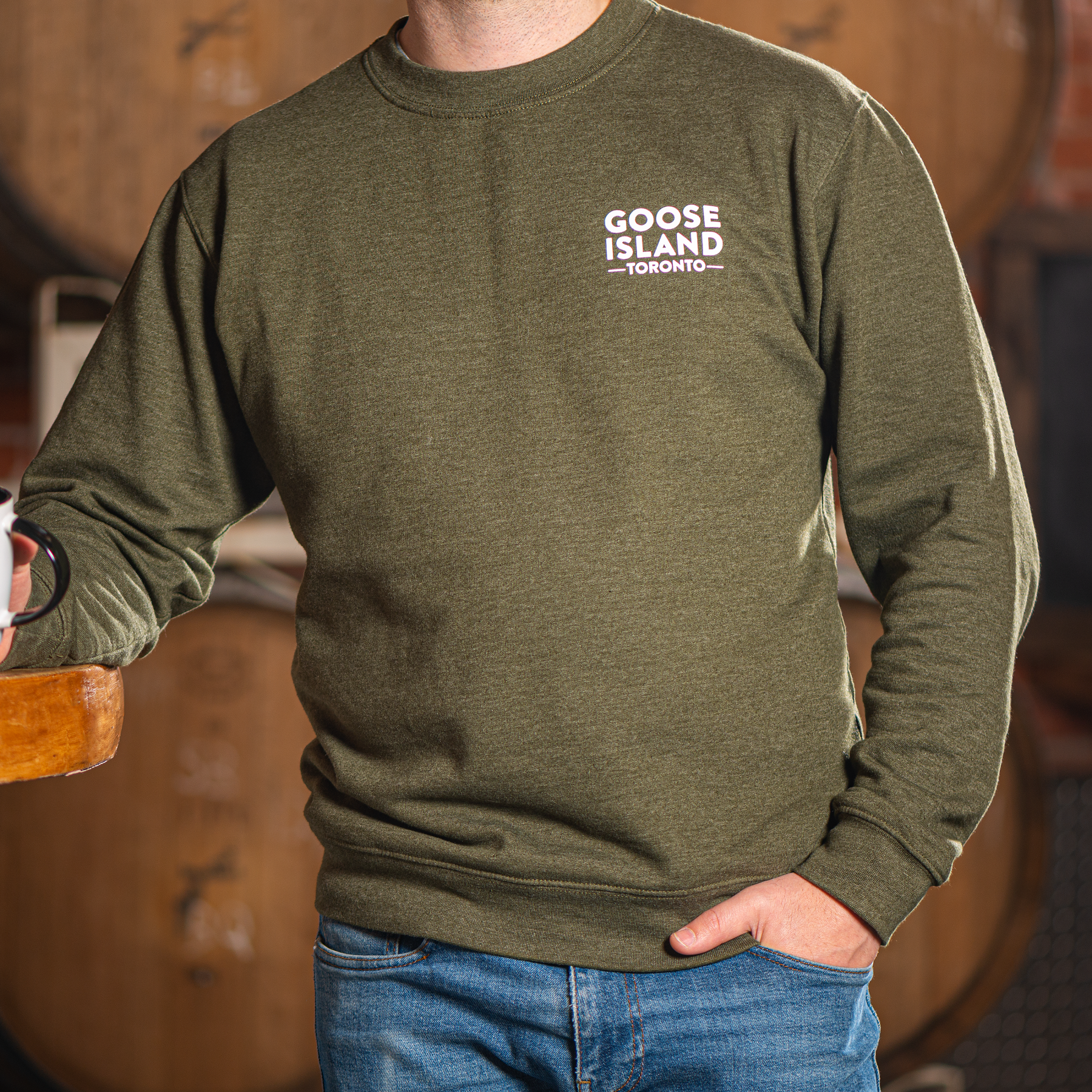 Goose Island Toronto Green Crewneck