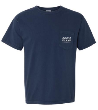 Goose Island Navy Pocket T-Shirts