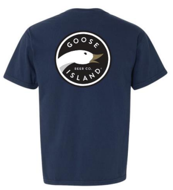 Goose Island Navy Pocket T-Shirts