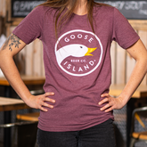 Goose Island Round Goose Logo T-shirts