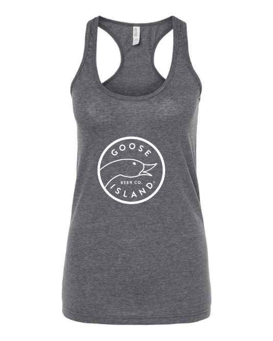Goose Island Gray Tank – White Logo
